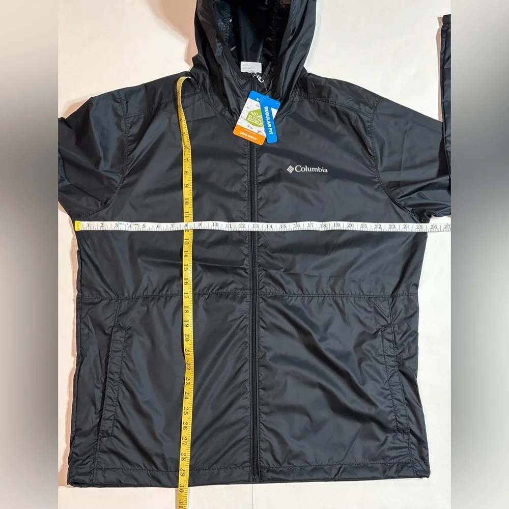 COLUMBIA Men’s Center Ridge II Full Zip Hooded Windbreaker Outdoor Storm Jacket